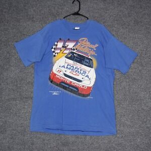 Darrell Waltrip 17 NASCAR T Shirt Mens XL Monte Carlo Western Auto Parts America